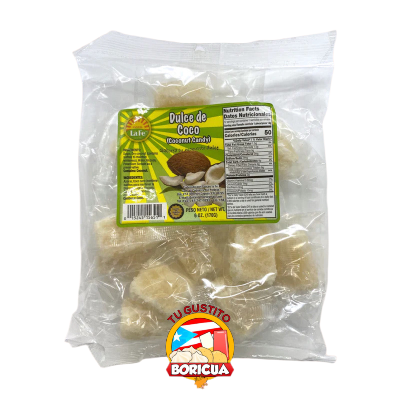 Dulce de Coco (La Fé) 6oz