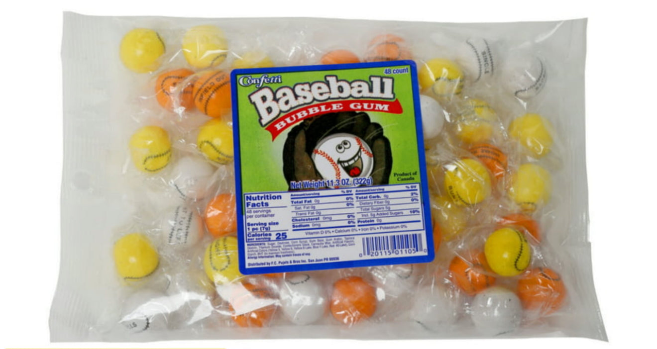 Baseball Bubble Gum