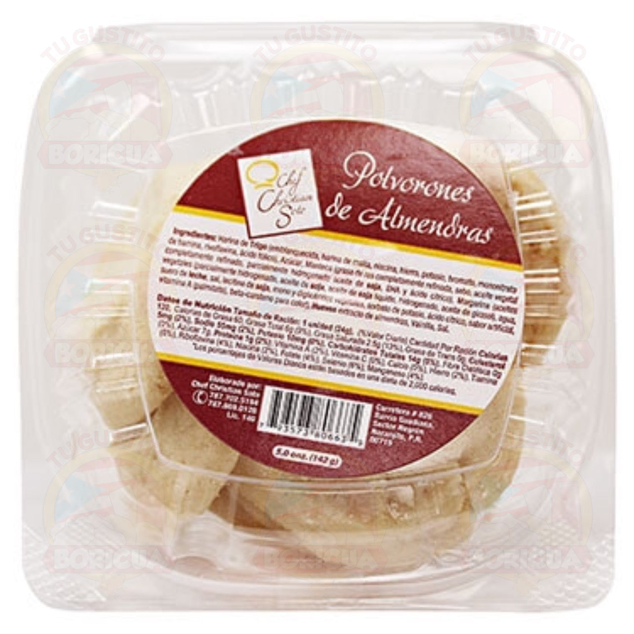 CHEF CS POVORONES DE ALMENDRAS 5 oz.