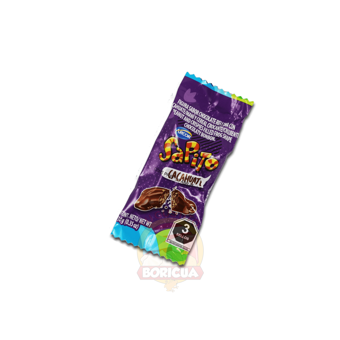 Sapito Chocolate Peanut Filled 10ct