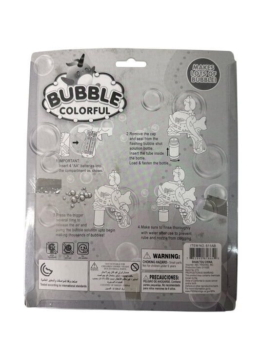 Blue Mermaid Bubble Gun