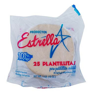 Estrella Plantillas Coctel 25 pk