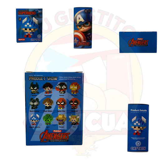 Figura de Mini Bloques Tipo Capitán (81 Piezas)