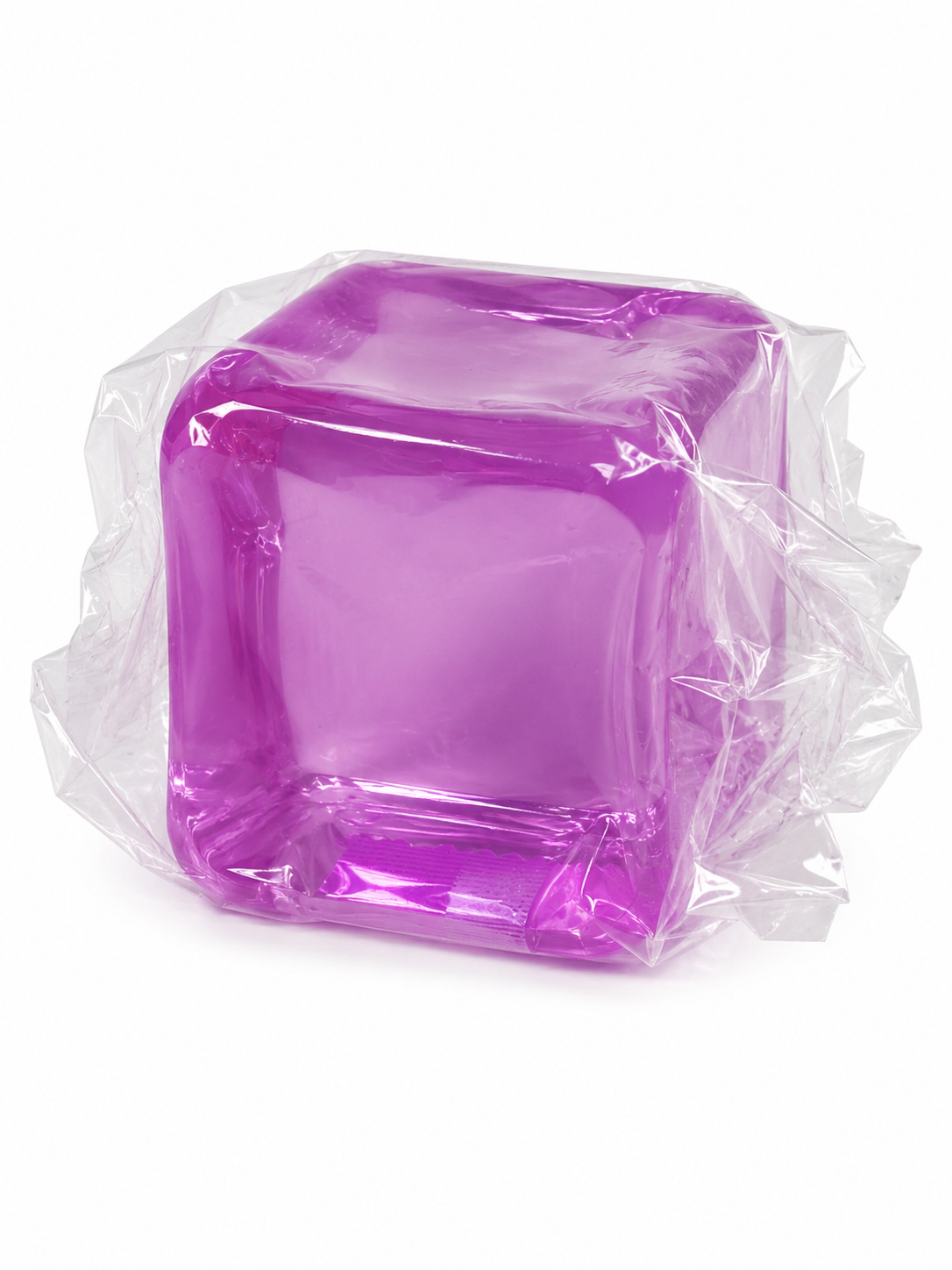Cubo Sensorial Antiestrés Squishy – Color Morado