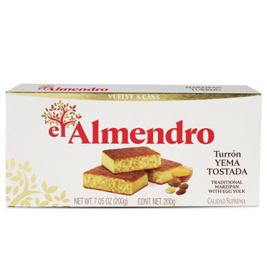 El Almendro Turrón Yema Tostada 200 grm