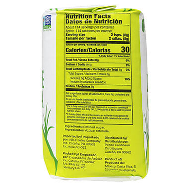 DULCE CANA AZUCAR REFINADA 2 Lb