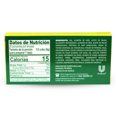KNORR CUBITOS CALDO DE JAMON 10 ct