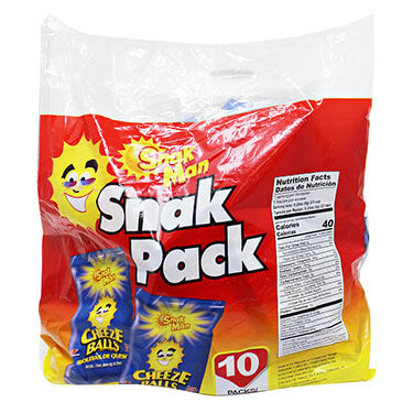 SNACK MAN CHEESE BALLS 10PK