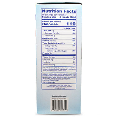 PAN PEPIN PAN TOSTADAS ORIGINAL 10.6 OZ