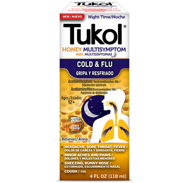 Tukol Honey Multi Symptom Night 4oz