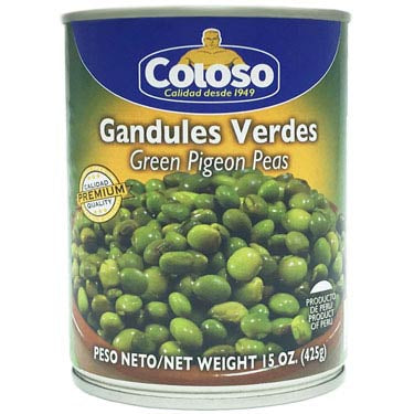 COLOSO GANDULES VERDES 15oz