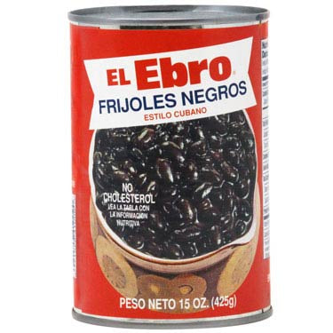 EL EBRO FRIJOLES NEGRO 15 oz