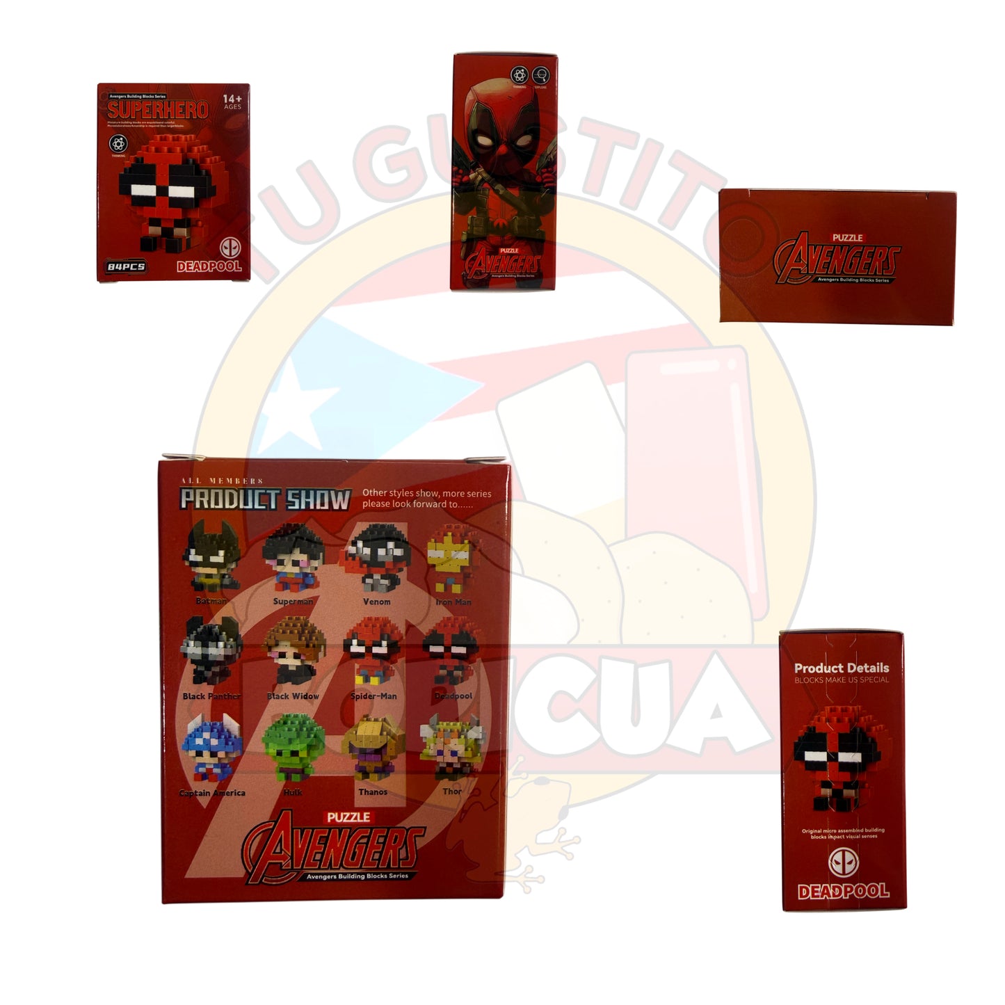 Figura de Mini Bloques Tipo Antihéroe (84 Piezas)