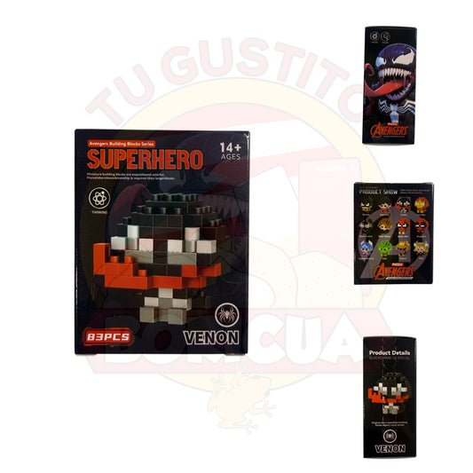 Figura de Mini Bloques Tipo Simbionte (83 Piezas)