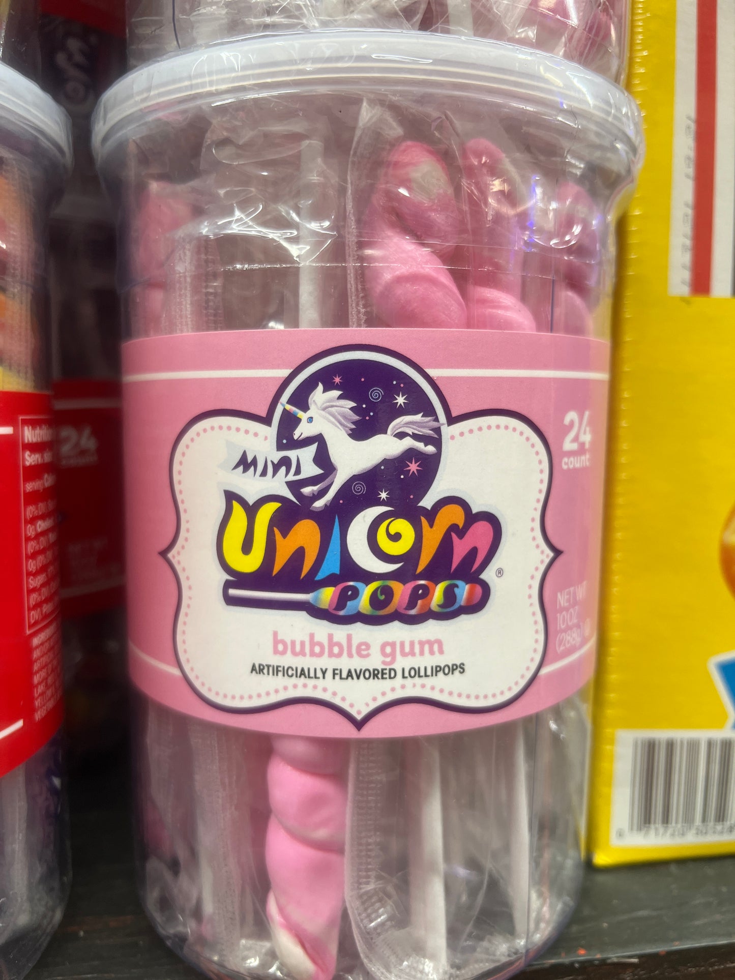 Unicorn Pops Bubble Gum