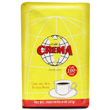 CREMA CAFE MOLIDO 8 oz