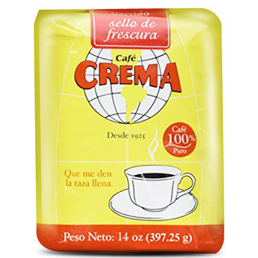 CREMA CAFE MOLIDO 14 OZ