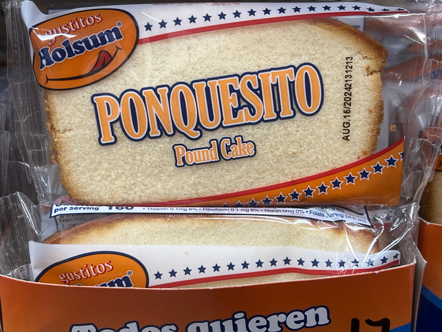 Holsum Ponquesito Vainilla 1.6oz 1ct