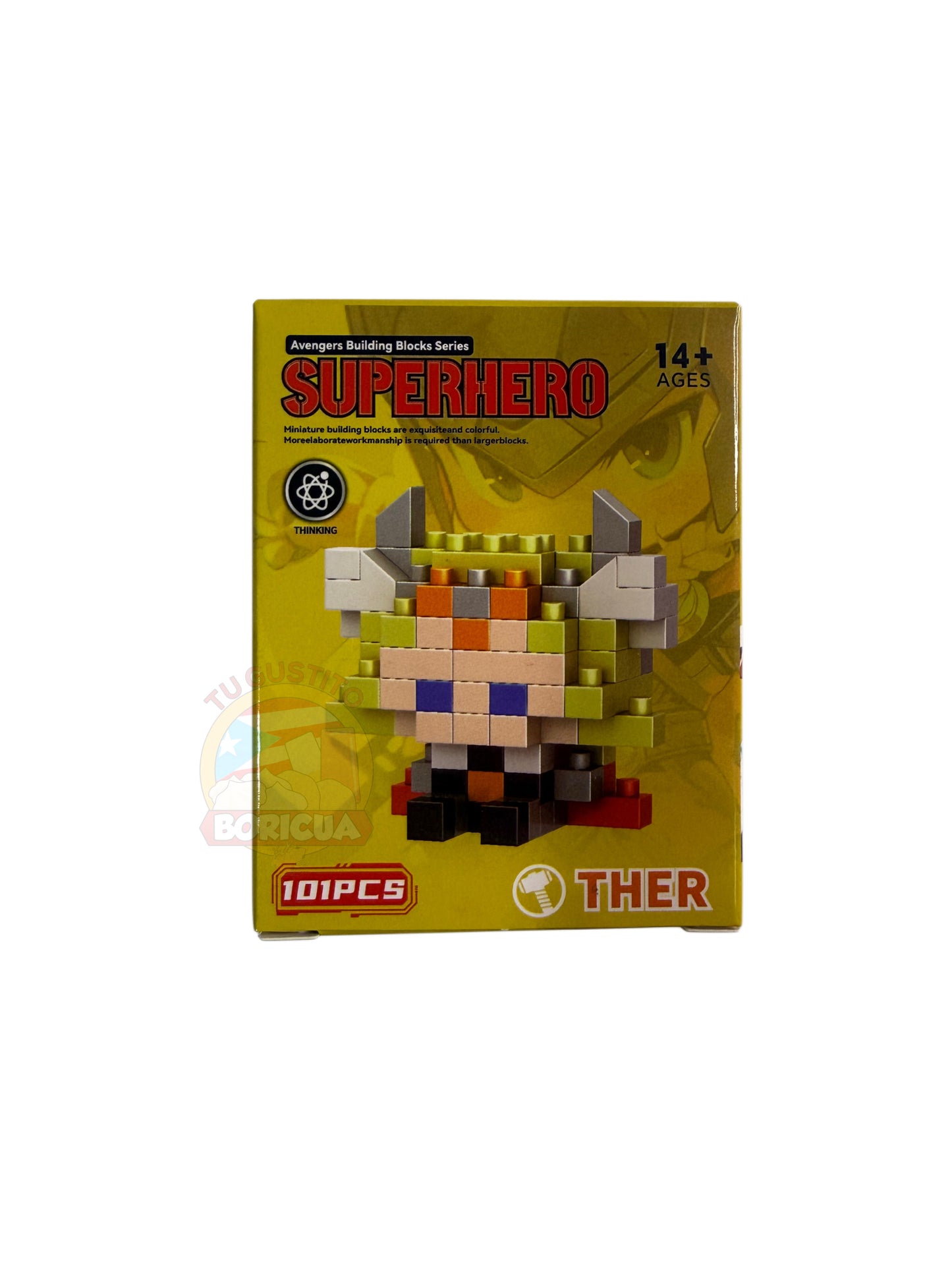 Figura de Mini Bloques Tipo Guerrero del Trueno (101 Piezas)