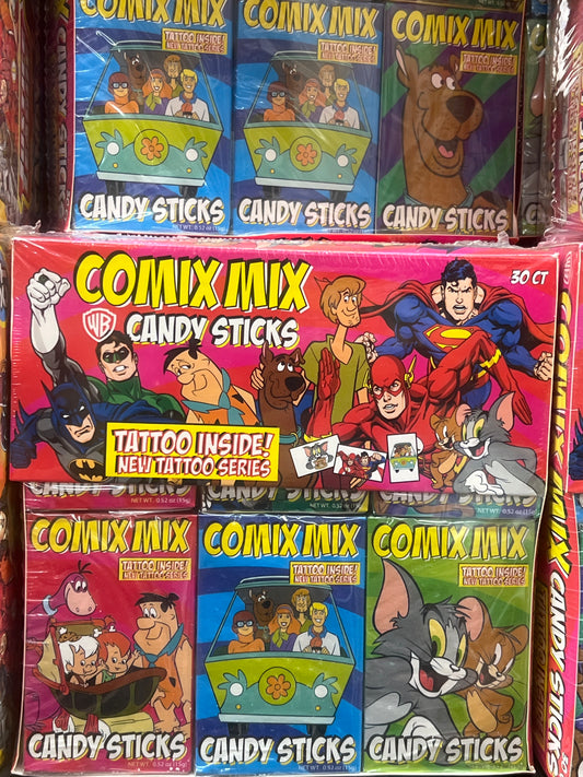 Candy Sticks Comix Mix 30 ct