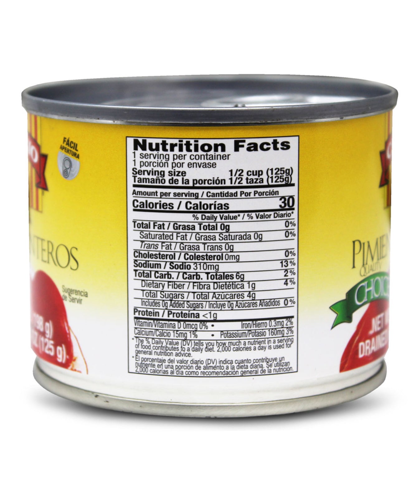 Canario Pimientos Enteros 7 onz