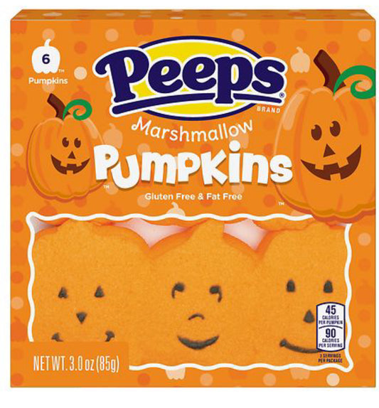 Peeps Pumpkins Marshmallow 3oz