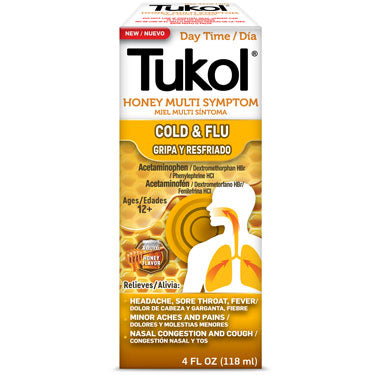 Tukol Honey Symptom Day 4oz