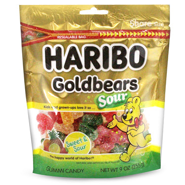 HARIBO SOUR STAND BAG 9 oz