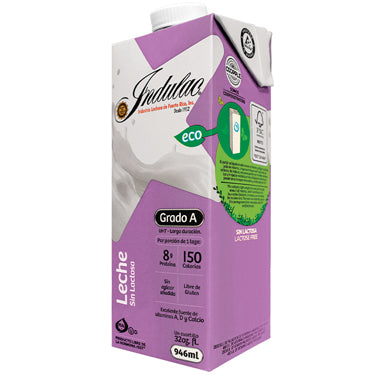 INDULAC LECHE SIN LACTOSA ENTERA 32 oz