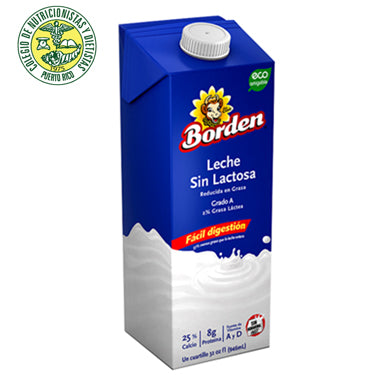 BORDEN UHT SIN LACTOSA 32 oz