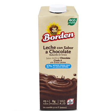 BORDEN UHT CHOCOLATE MILK 32 oz