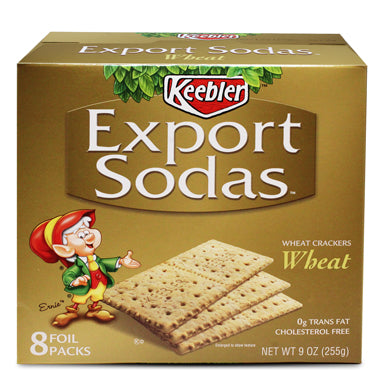 KEEBLER EXPORT SODA INTEGRAL 9 oz