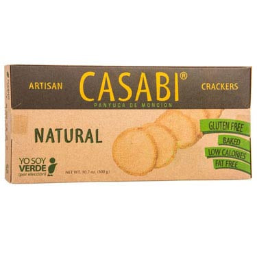 CASABI GALLETAS NATURAL 10.7 oz