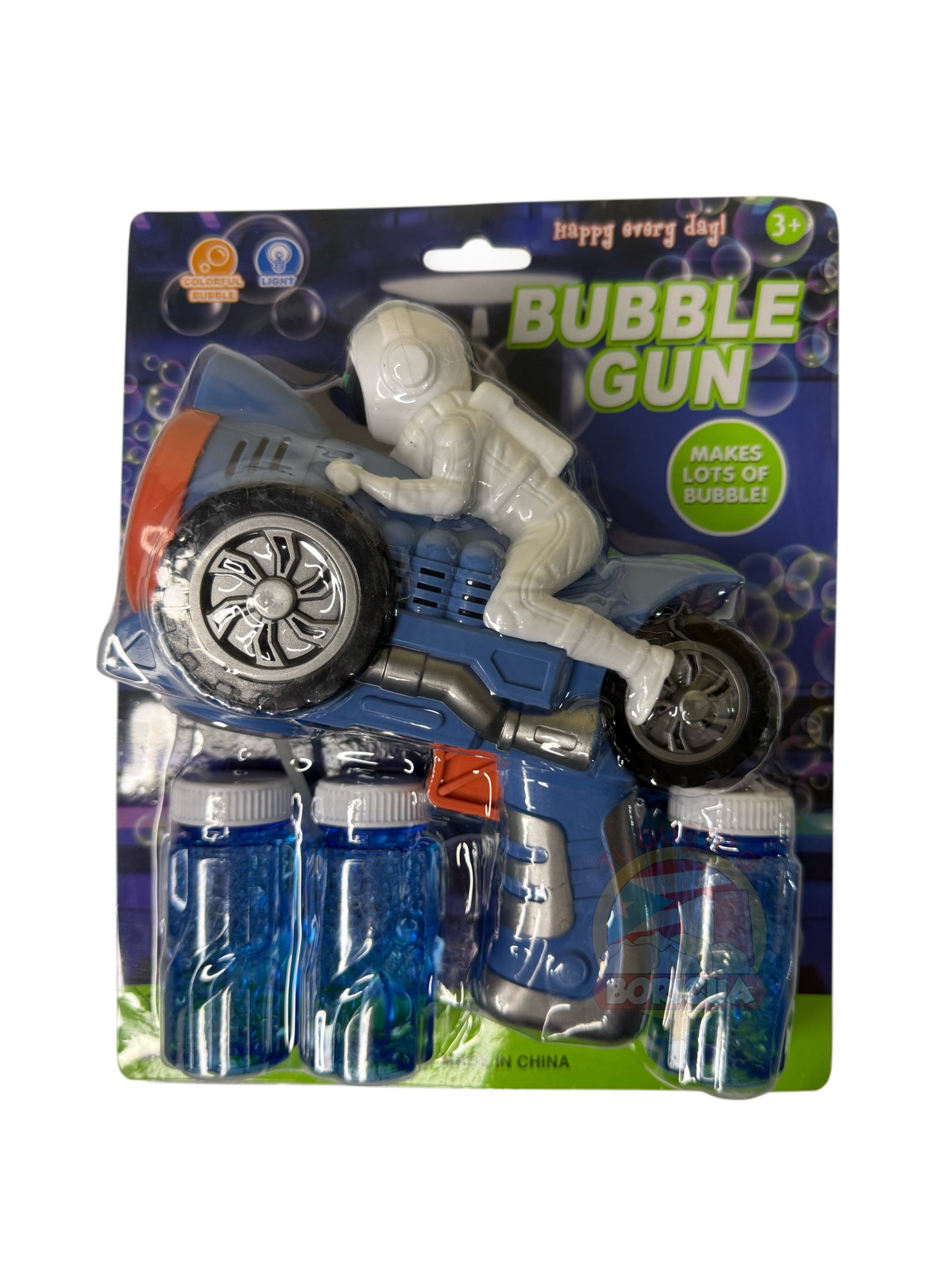 Blue Astronaut Bubble Gun