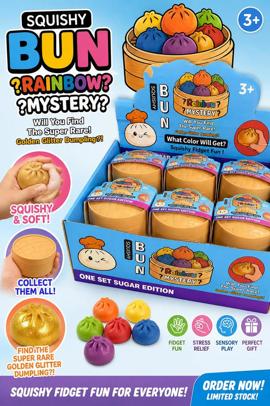 Squishy Bun Rainbow Mystery Sugar Edition