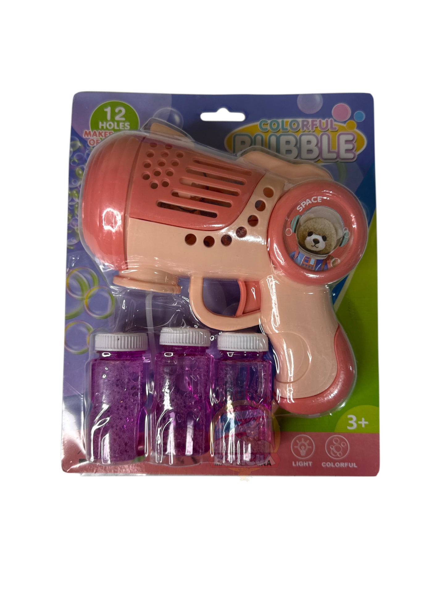 Bear Bubble Gun Peach Color