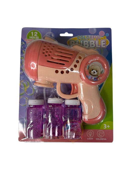 Bear Bubble Gun Peach Color