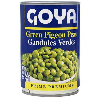 GOYA GANDULES VERDES EN AGUA Y SAL 15 oz