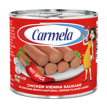 CARMELA SALCHICHAS DE POLLO PICANTES 5 oz