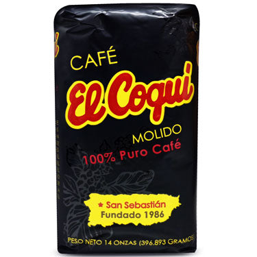 EL COQUI CAFE MOLIDO 14 oz