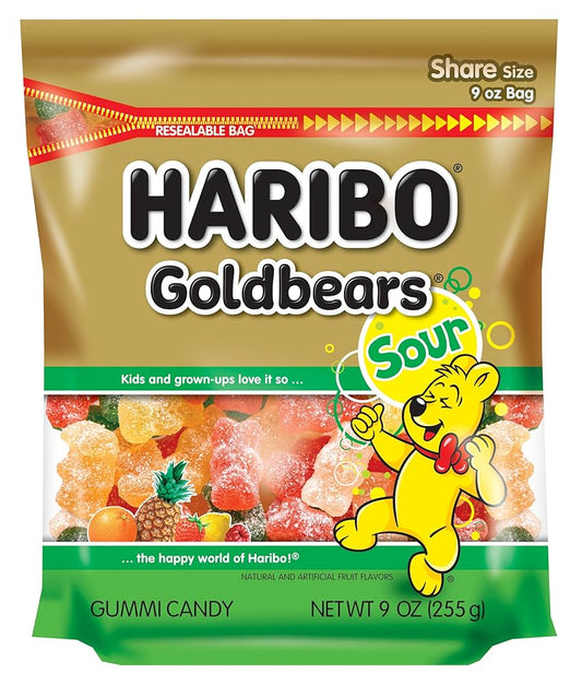 HariboSour Goldbears, Bag 9 oz