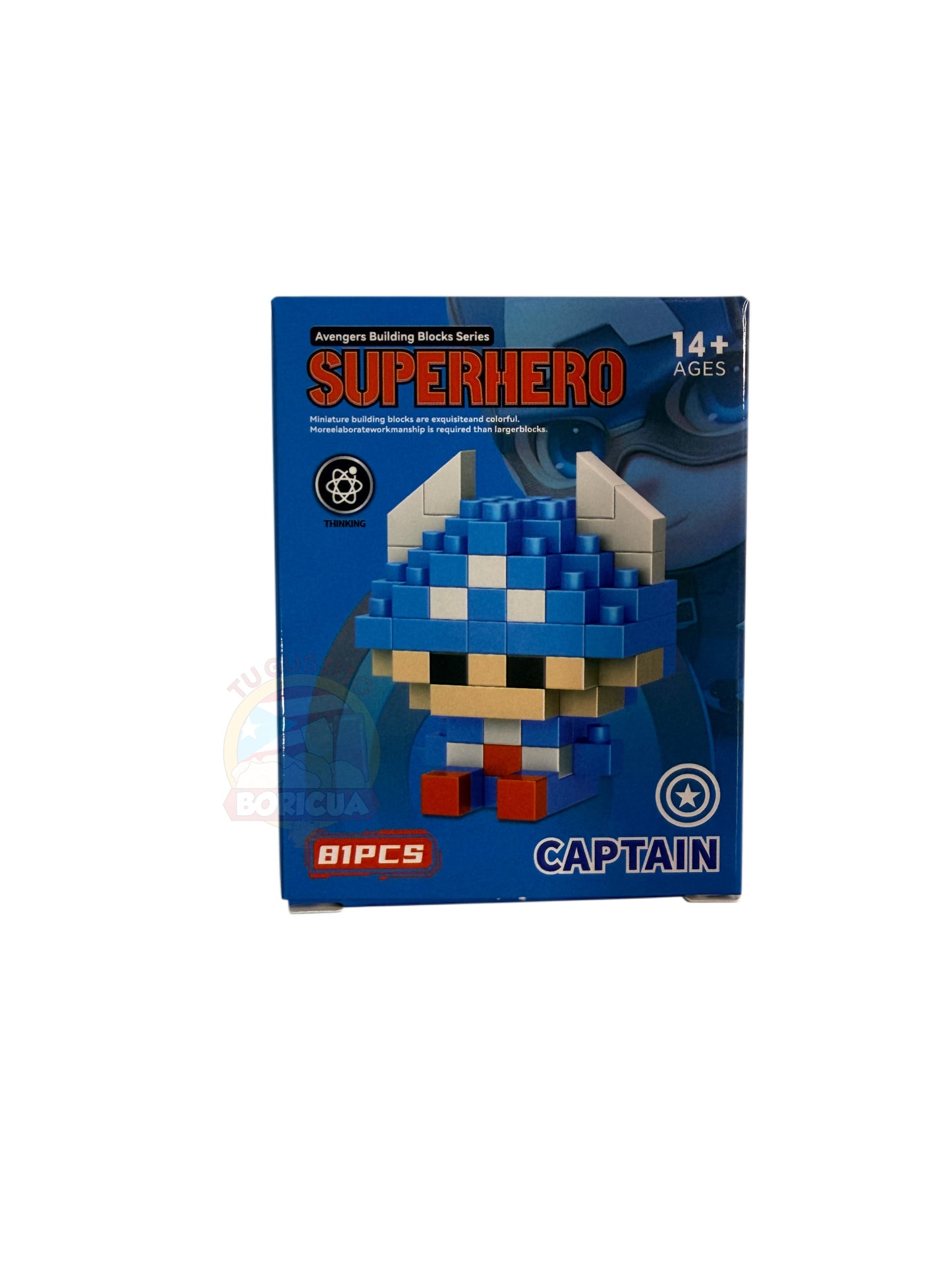 Figura de Mini Bloques Tipo Capitán (81 Piezas)