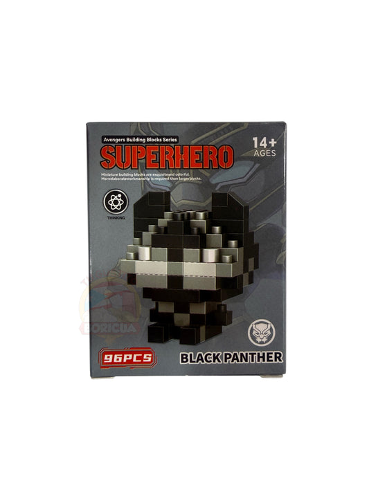 Figura de Mini Bloques Tipo Pantera (96 Piezas)