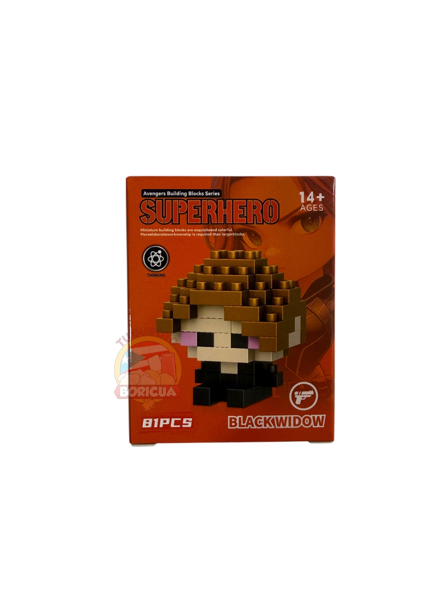 Figura de Mini Bloques Tipo Agente Secreta (81 Piezas)