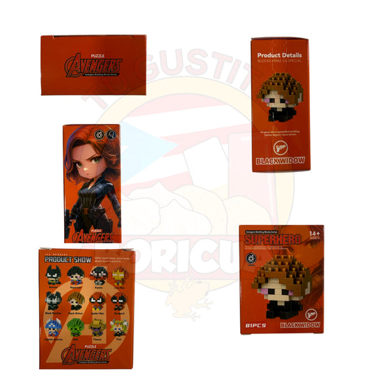 Figura de Mini Bloques Tipo Agente Secreta (81 Piezas)