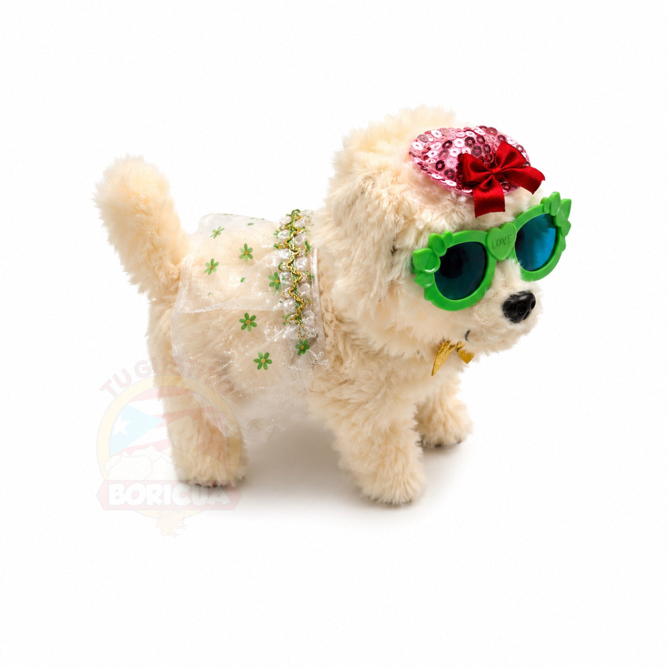 Perrito Interactivo que Ladra y Camina(Blanco)