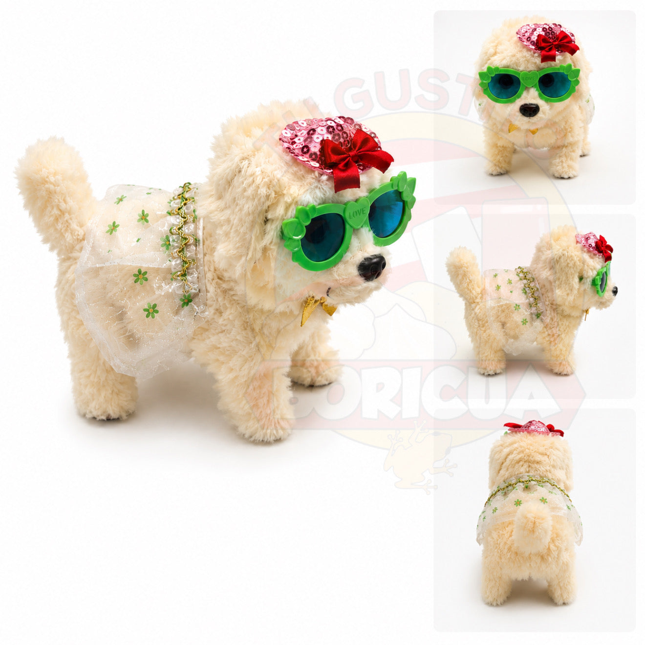Perrito Interactivo que Ladra y Camina(Blanco)