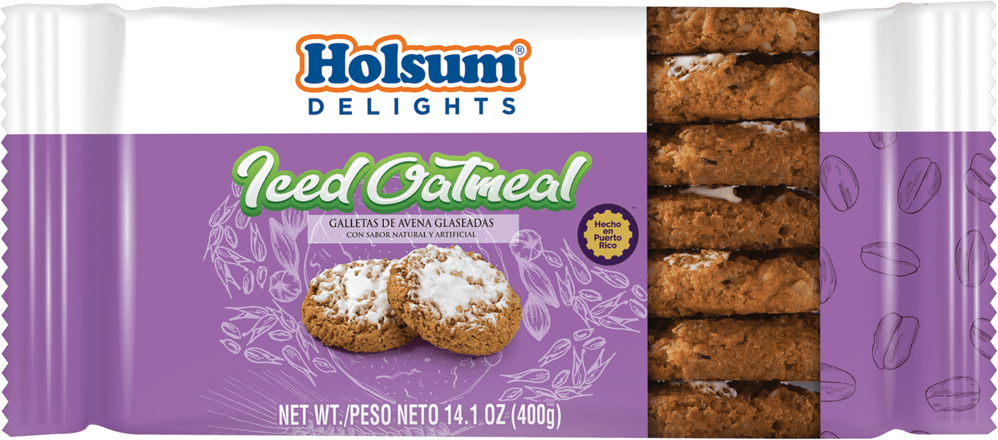 Iced Oatmeal Cookies Holsum 14.1 oz