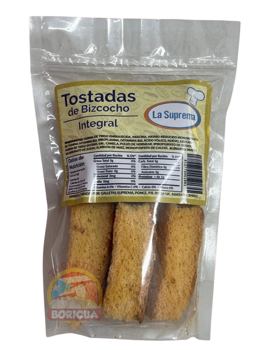 Tostadas de Bizcocho Integral La Suprema 5 oz