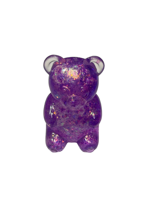Super Solid Gummy Purple Bear
